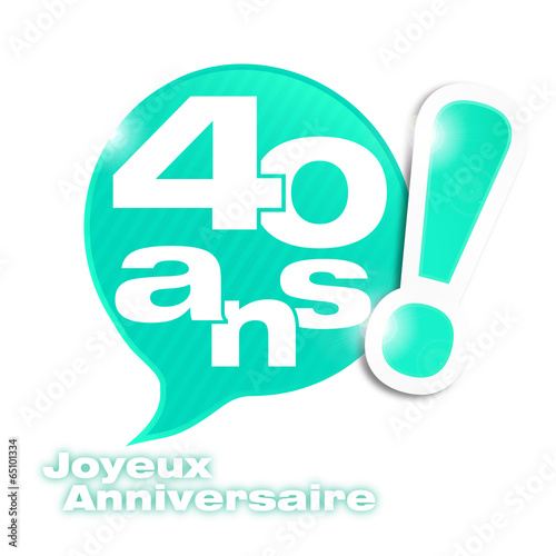 bulle mosaïque : anniversaire 40 ans (cs5)