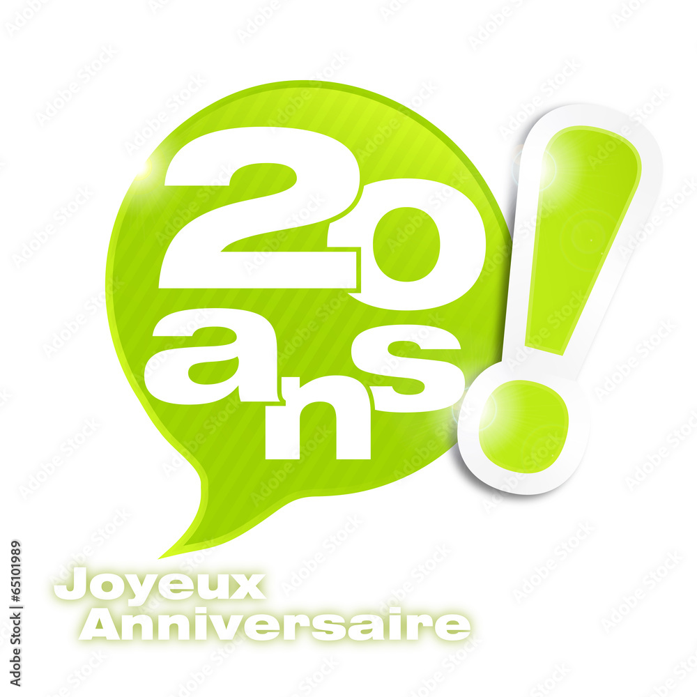 bulle mosaïque : anniversaire 20 ans (cs5)
