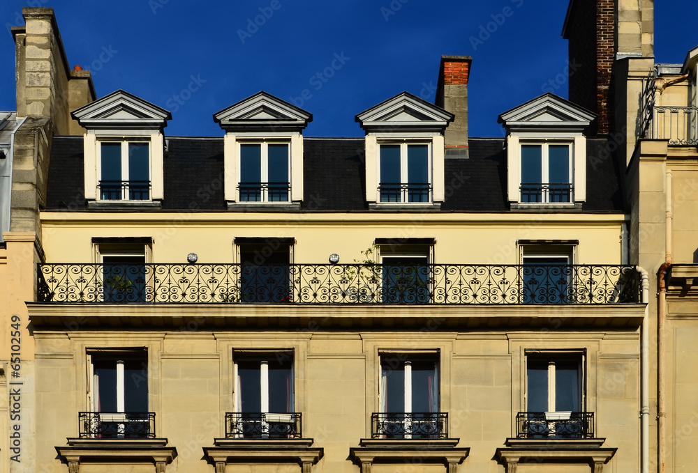 Obraz premium immobilier parisien