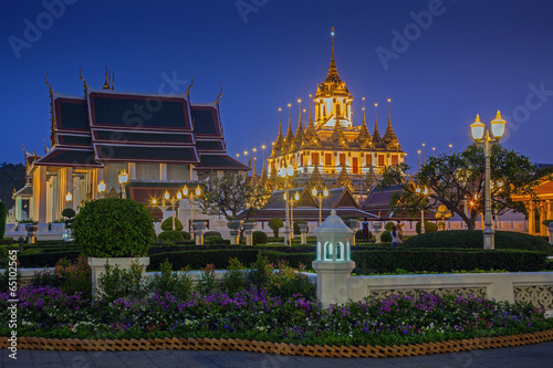 Wat Ratchanaddaram in Bangkok ,Thailand