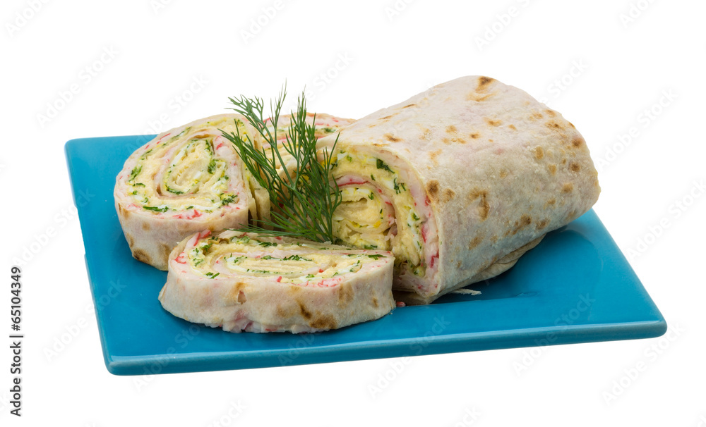 Crab meat roll Crab meat roll