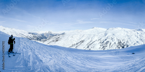 panoramique Alpes Paysage de montagne