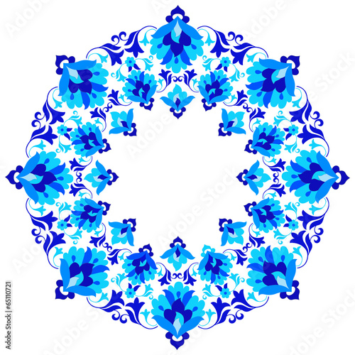 Ottoman motifs design series with twenty-seven version