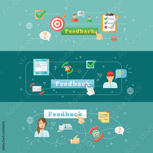 Feedback web infographic