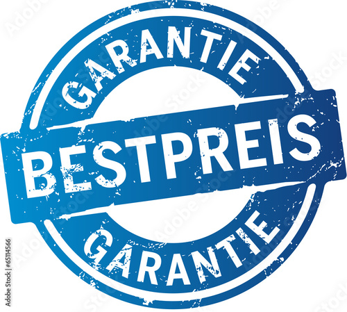 Blauer Button Bestpreis Garantie