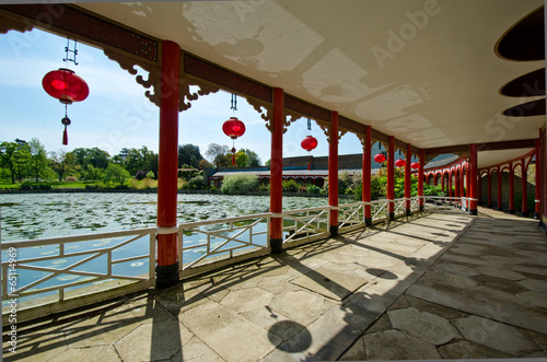 Photography japanese style terrace garden
