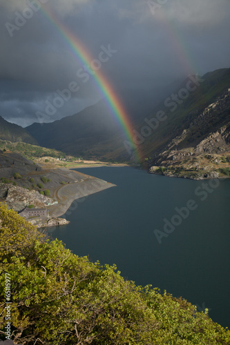 Rainbows, Llanberis pass.