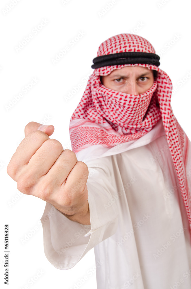 Arab man in diversity concept Arab man in diversity concept