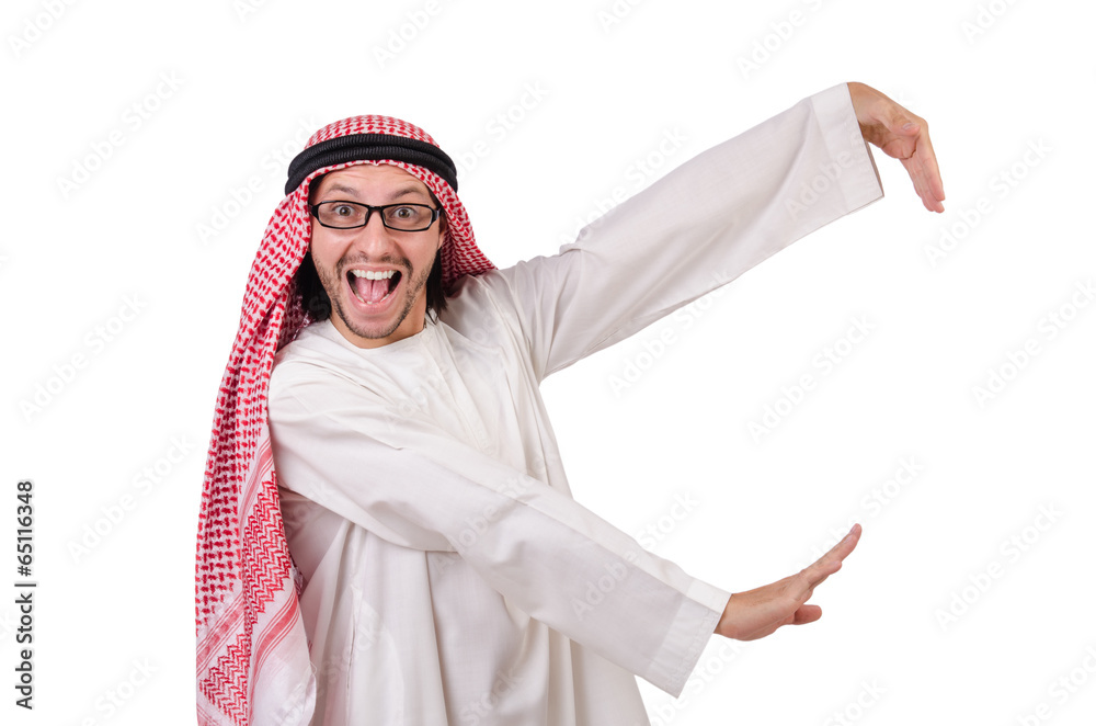 Arab man in diversity concept Arab man in diversity concept