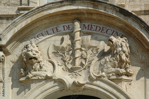 Montpellier fac médecine fronton