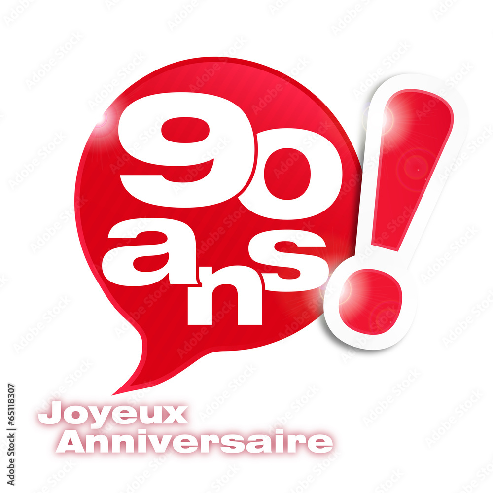 bulle mosaïque : anniversaire 90 ans (cs5)
