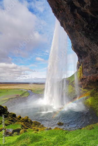 Iceland waterfall - Seljalandsfoss