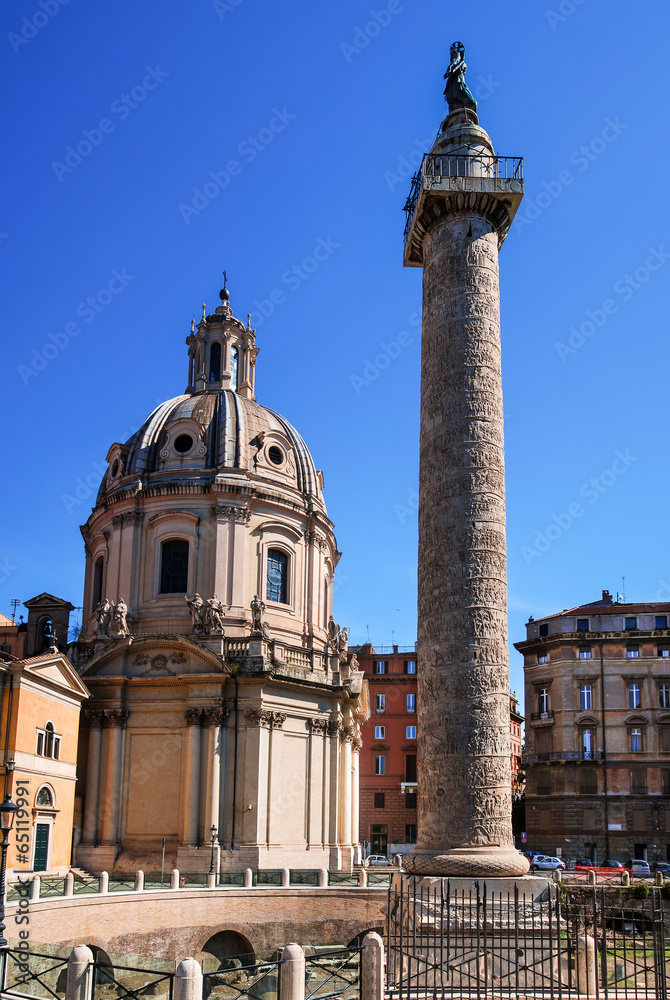Rome, Trajan Column, Italy