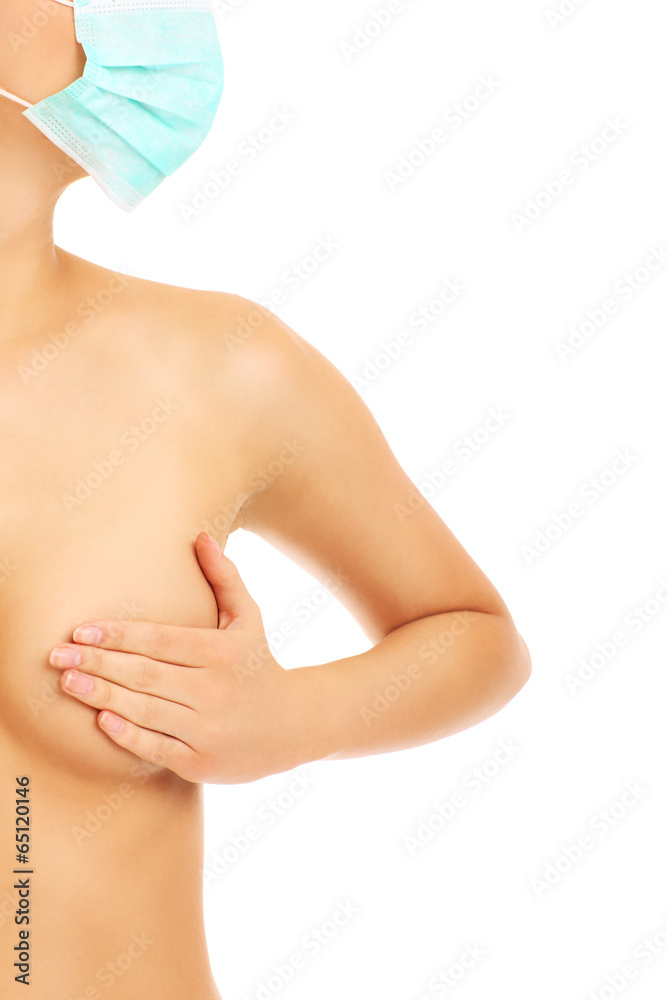 Naklejka premium Breast surgery