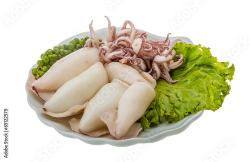 Boiled squid