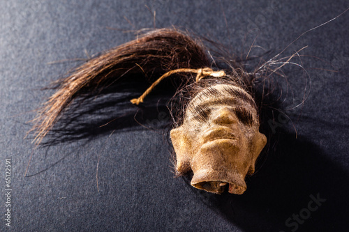 Schilderij op canvas Shrunken head