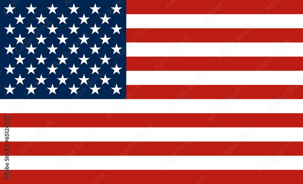 Naklejka premium USA flag