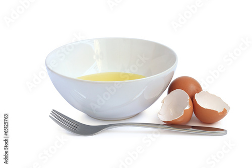 Raw eggs