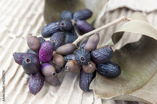 Jambolan plum dried fruits
