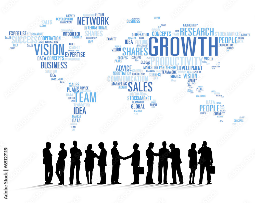 Vector of Business People Teamwork Vector of Business People Teamwork