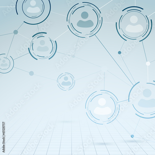 Social communication structure concept