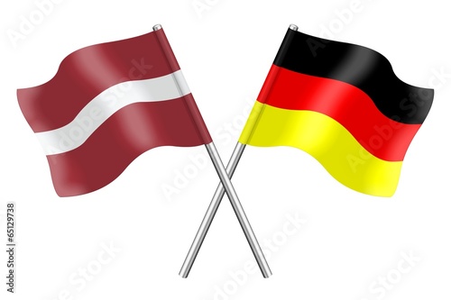 Free Download Flags : Latvia and Germany - GFXLoad