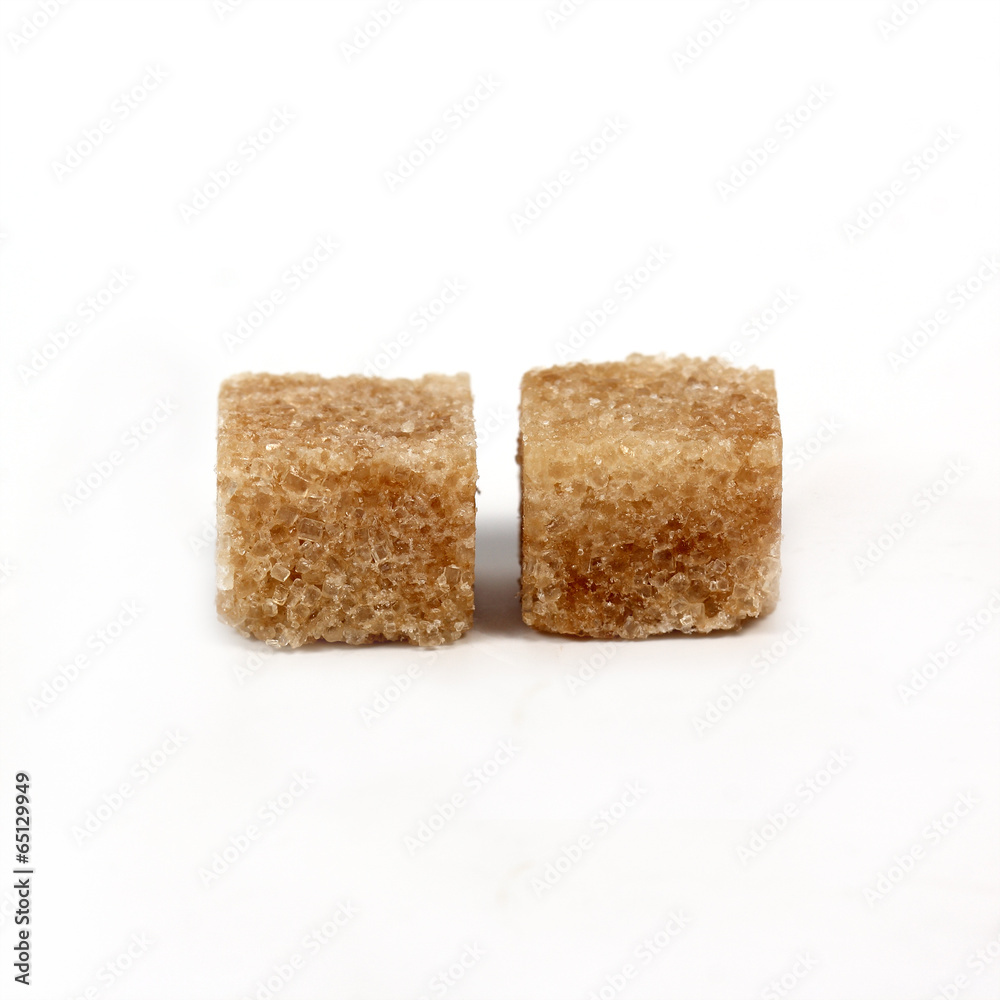 Brown cane sugar cubes Brown cane sugar cubes