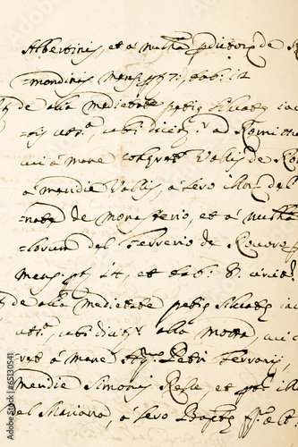 Fototapeta Old manuscript