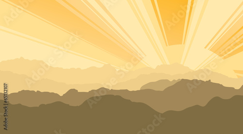 Mountains background landscape