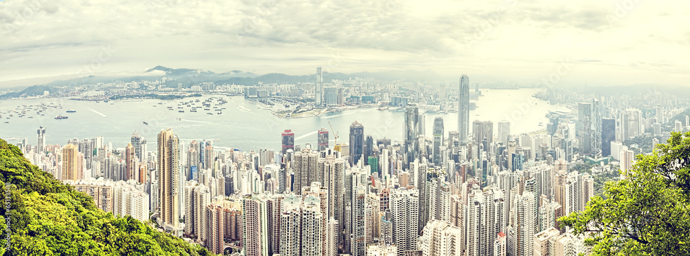 Fototapeta premium panorama of hong kong ,China