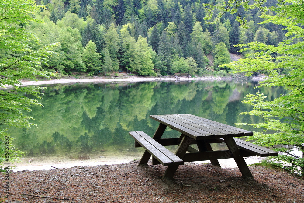 Lac des Corbeaux dans les Vosges