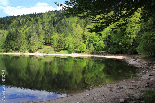 Lac des Corbeaux dans les Vosges photo