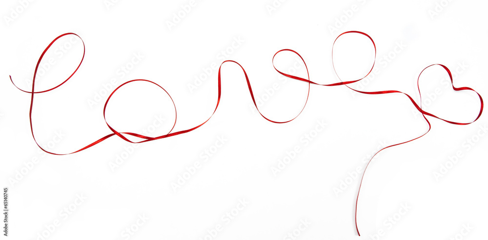 Inscription love isolated on white background Inscription love isolated on white background