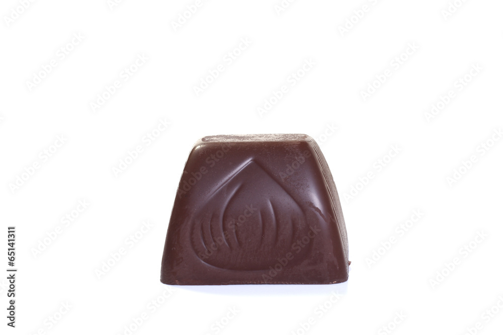 Praline schokolade isoliert Praline schokolade isoliert