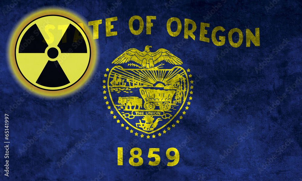 Fototapeta premium Flag of Oregon