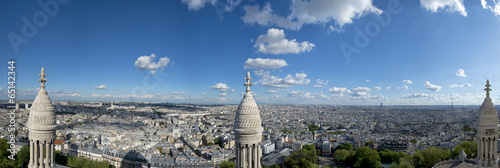 Photography paris huge aerial view from montmatre