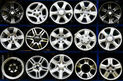 Collection Car Alloy wheel discs © WS Films