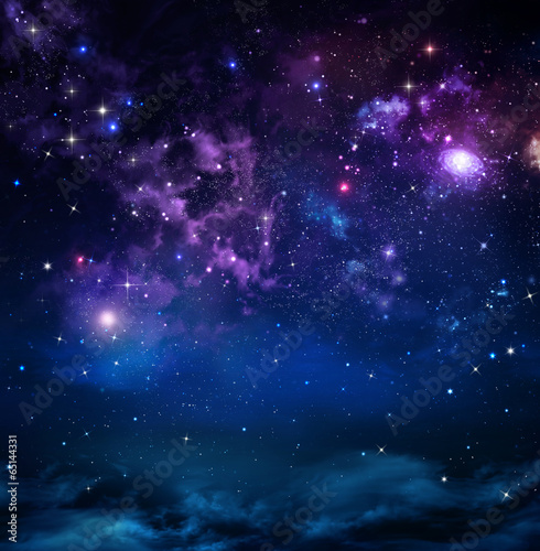Fototapeta Naklejka Na Ścianę i Meble -  starry night sky deep outer space
