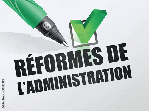 réformes de l'administration française
