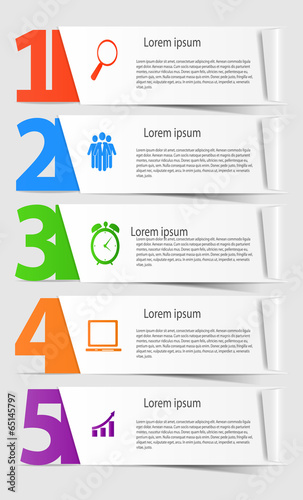 Wallpaper Mural INFOGRAPHICS design elements vector illustration Torontodigital.ca