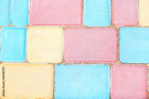 Colorful pavement background