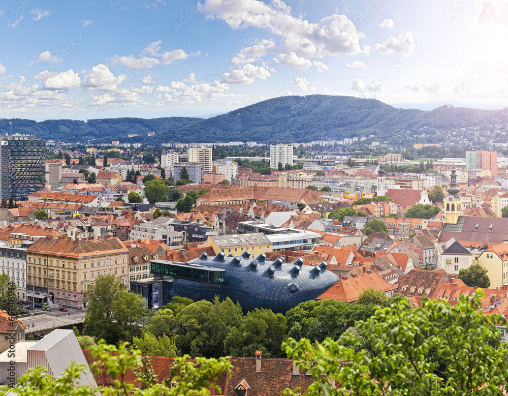 The Austrian city Graz - capital of Styria