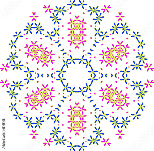 Abstract flower seamless