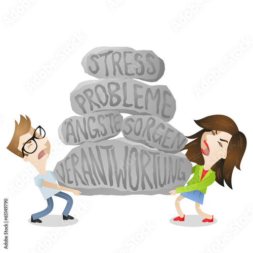 Paar, Stress, Belastung, Beziehungsprobleme