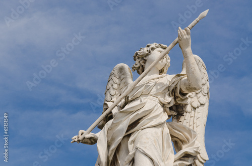 Angel statue  Castel Sant Angelo  Rome  Italy