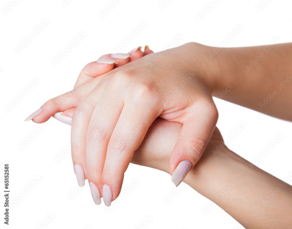 two female hands