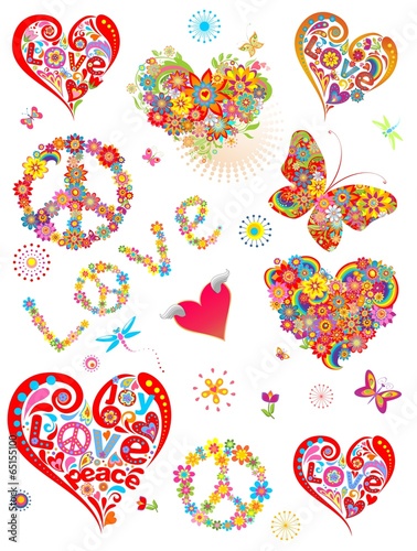 Colorful prints for creative design
