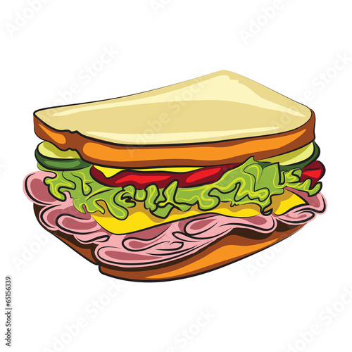 Cartoon Sandwich