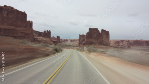 Road Trip In Arches National Park, Utah State