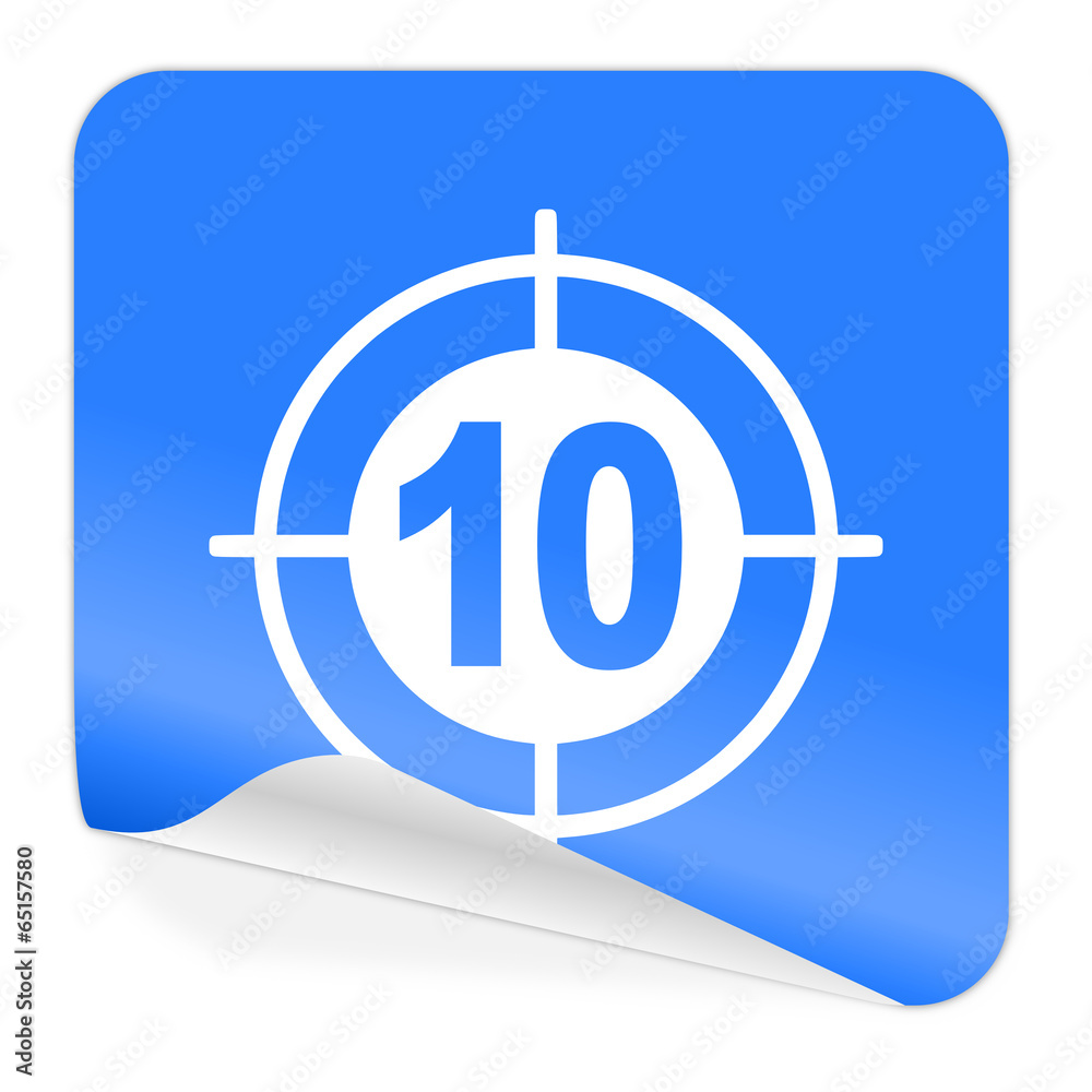 target blue sticker icon